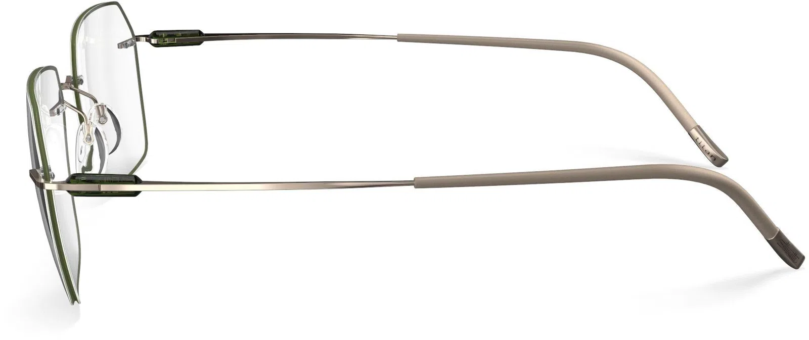Silhouette Purist Color Groove Demo Rimless 5561 Eyeglasses - view 126